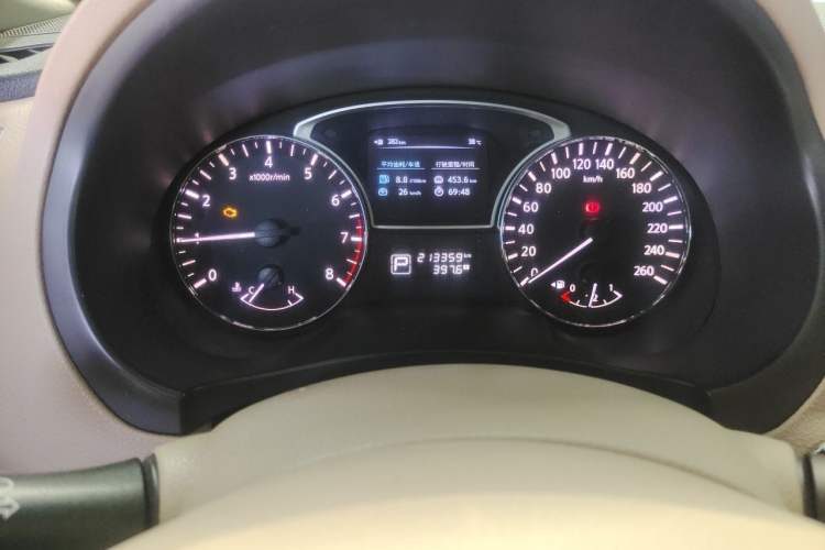 Used Nissan Teana 2013 2.0L XL Comfort Edition Odometer Close Up