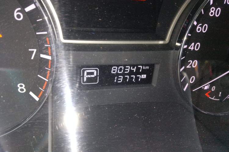 Used Nissan Teana 2013 2.0L XL-NAVI Smart Navigation Edition Odometer Close Up