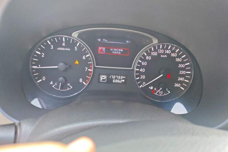 Used Nissan Teana 2013 2.0L XL Comfort Edition Odometer Close Up