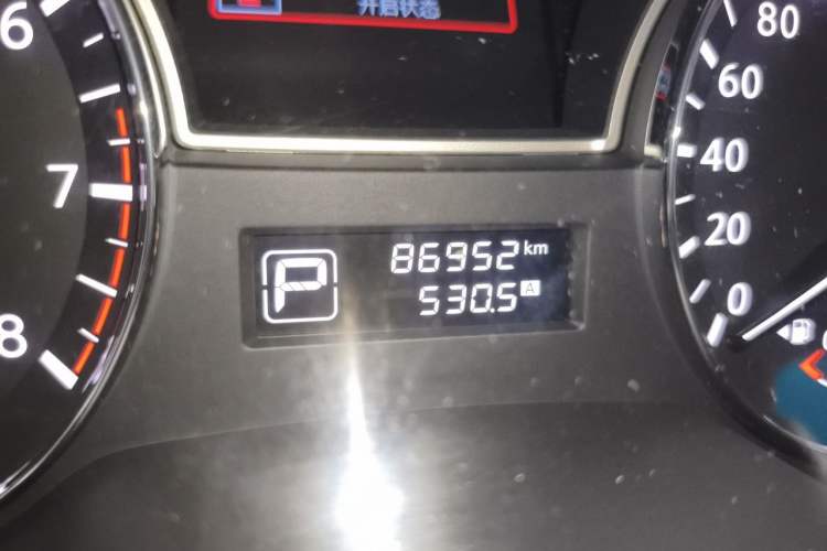Used Nissan Teana 2013 2.0L XL Comfort Edition Odometer Close Up