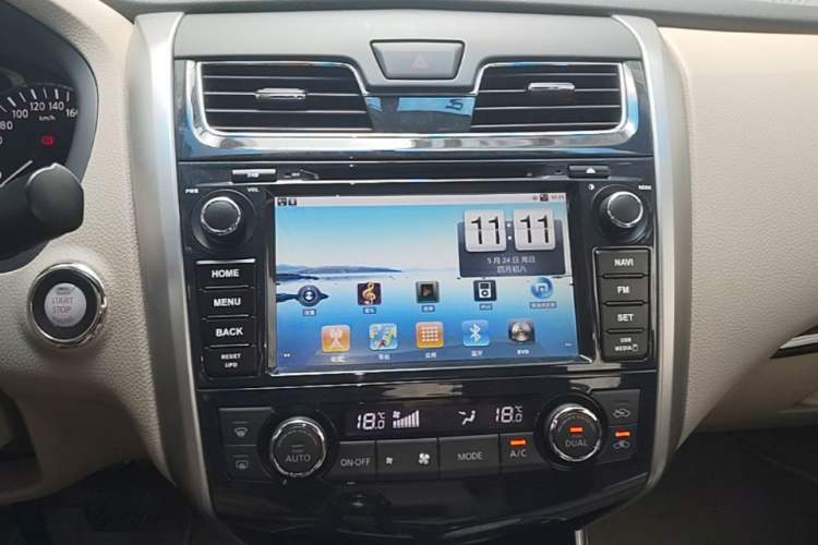 Used Nissan Teana 2014 2.5L XL Upper Tech Edition Audio And AC Panel