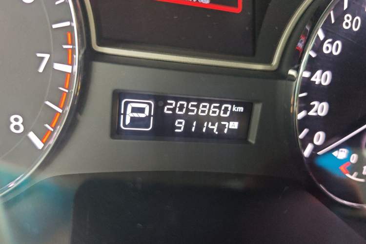 Used Nissan Teana 2016 2.0L XE Fashion Edition Odometer Close Up