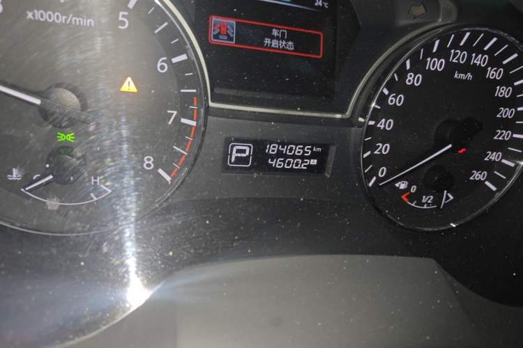 Used Nissan Teana 2016 2.5L XL Comfort Edition Odometer Close Up