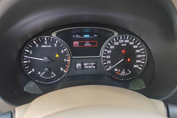 Used Nissan Teana 2016 2.0L XE Fashion Edition Odometer Close Up