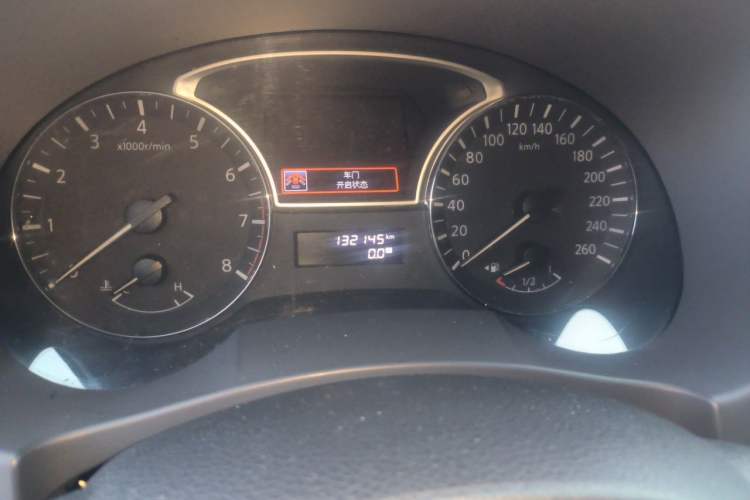 Used Nissan Teana 2016 Revised Version 2.0L XL Comfort Edition Odometer Close Up