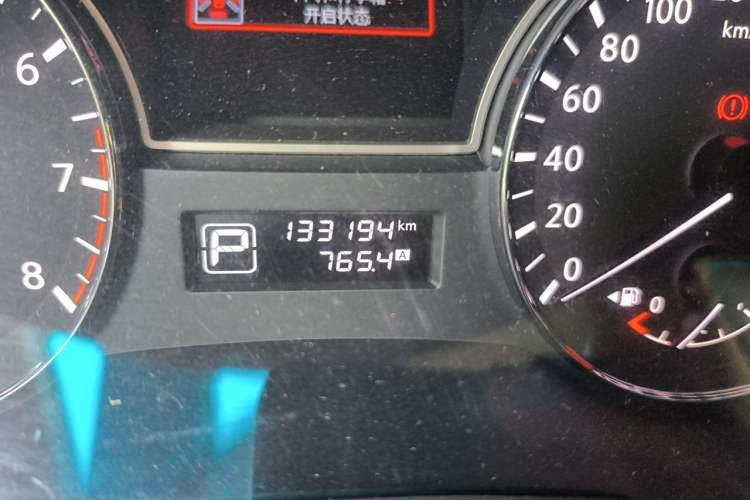 Used Nissan Teana 2016 2.0L XE Fashion Edition Odometer Close Up