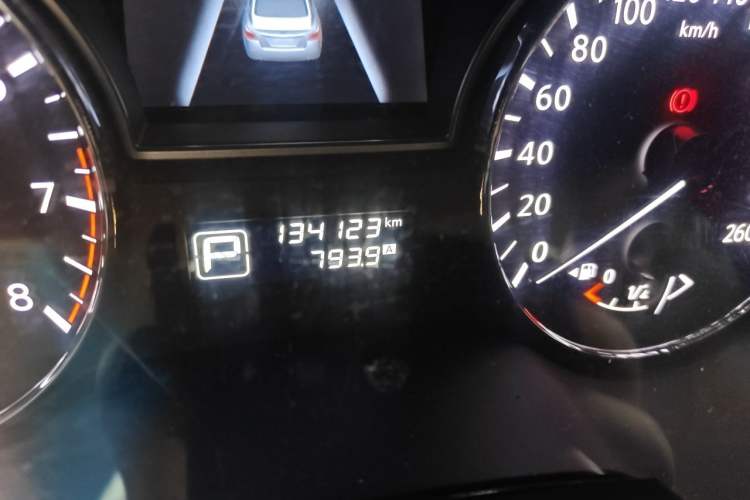 Used Nissan Teana 2016 Revised Version 2.0L XL Comfort Edition Odometer Close Up