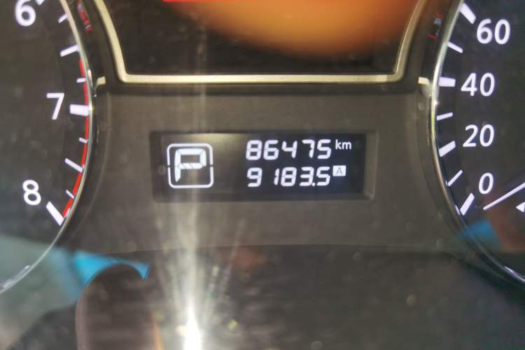 Used Nissan Teana 2016 Revised Version 2.0L XL Comfort Edition Odometer Close Up