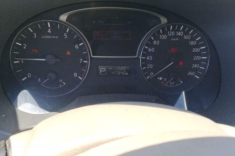 Used Nissan Teana 2016 2.0L XE Fashion Edition Odometer Close Up