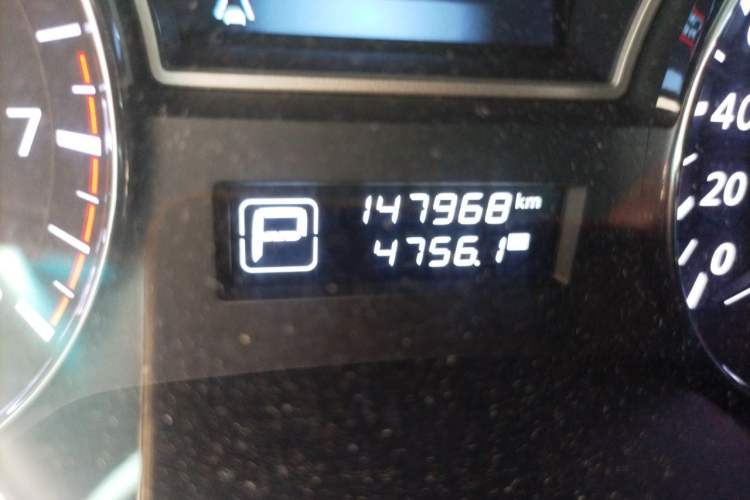 Used Nissan Teana 2016 2.0L XL-Upper Smart Edition Odometer Close Up