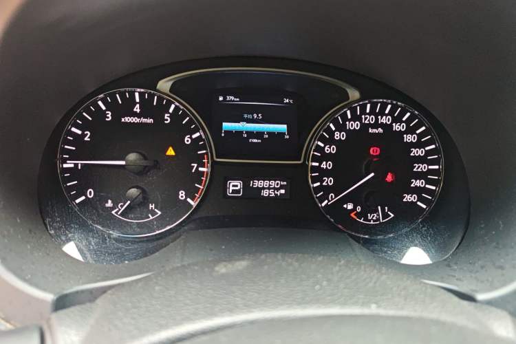 Used Nissan Teana 2016 Revised Version 2.0L XL Comfort Edition Odometer Close Up