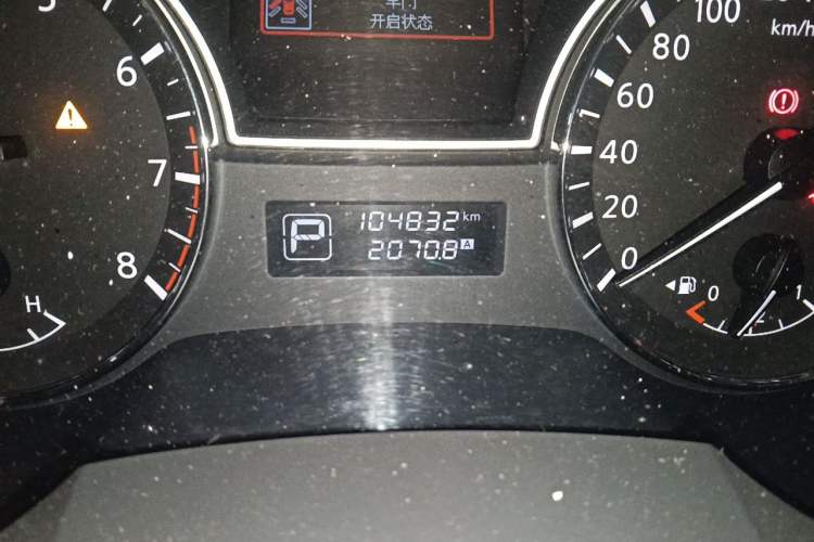 Used Nissan Teana 2016 2.5L XL Comfort Edition Odometer Close Up