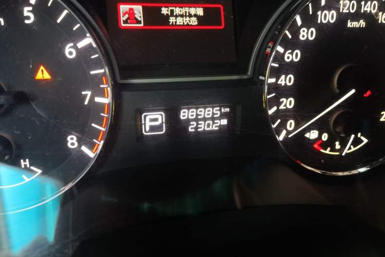 Used Nissan Teana 2018 2.0L XL Smart Upgrade Edition Odometer Close Up