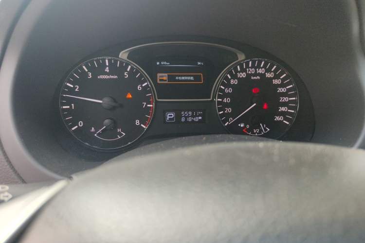Used Nissan Teana 2018 2.0L XL Smart Upgrade Edition Odometer Close Up