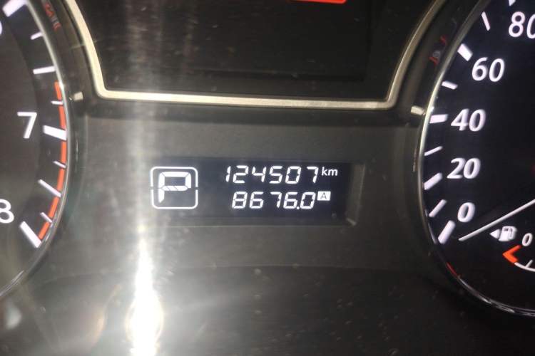 Used Nissan Teana 2018 2.0L XL Smart Upgrade Edition Odometer Close Up