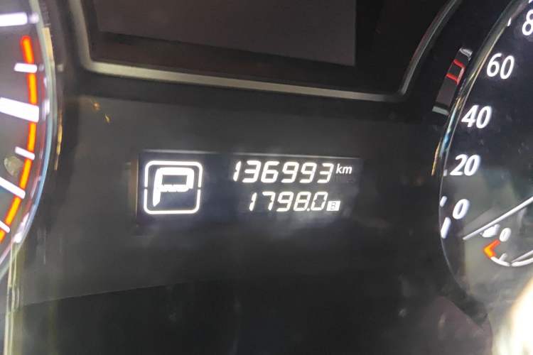 Used Nissan Teana 2018 2.0L XL Smart Upgrade Edition Odometer Close Up