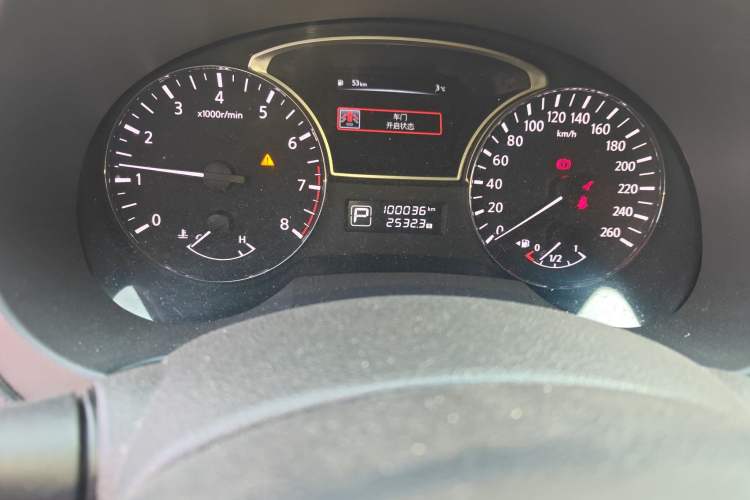 Used Nissan Teana 2018 2.0L XL Smart Upgrade Edition Odometer Close Up