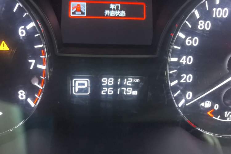 Used Nissan Teana 2018 2.0L XL Smart Upgrade Edition Odometer Close Up