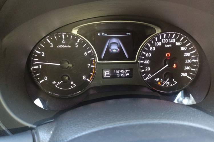 Used Nissan Teana 2018 2.0L XL Smart Upgrade Edition Odometer Close Up