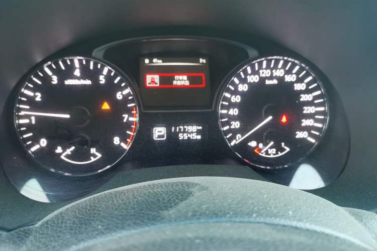 Used Nissan Teana 2018 2.0L XL Smart Upgrade Edition Odometer Close Up