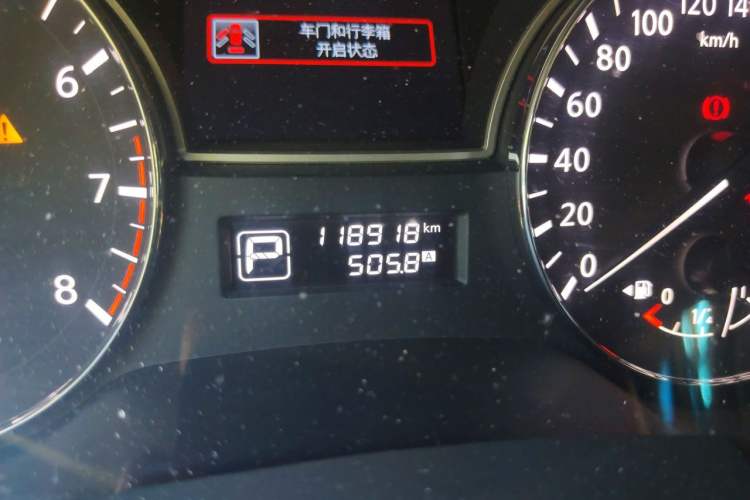 Used Nissan Teana 2018 2.0L XL Smart Upgrade Edition Odometer Close Up