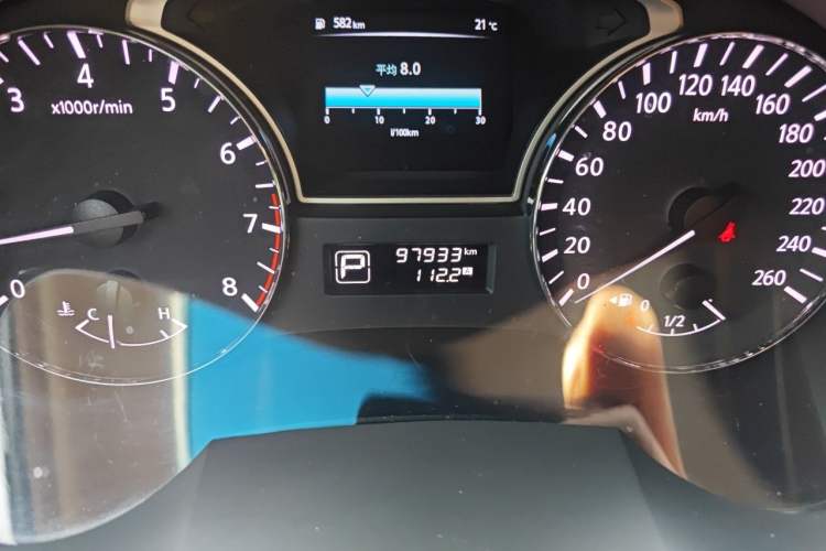 Used Nissan Teana 2018 2.0L XL Smart Upgrade Edition Odometer Close Up
