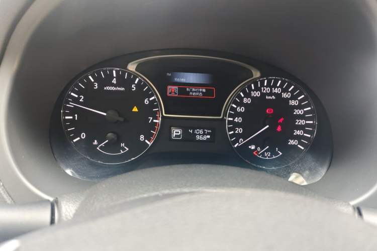Used Nissan Teana 2018 2.0L XL Smart Upgrade Edition Odometer Close Up