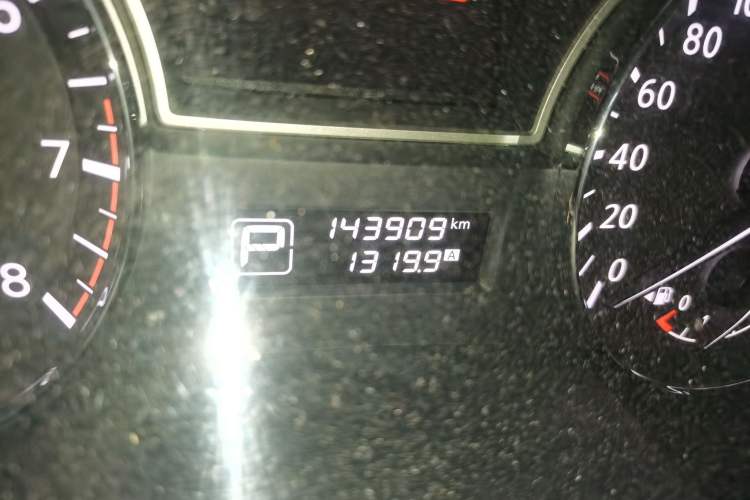 Used Nissan Teana 2018 2.0L XL Smart Upgrade Edition Odometer Close Up