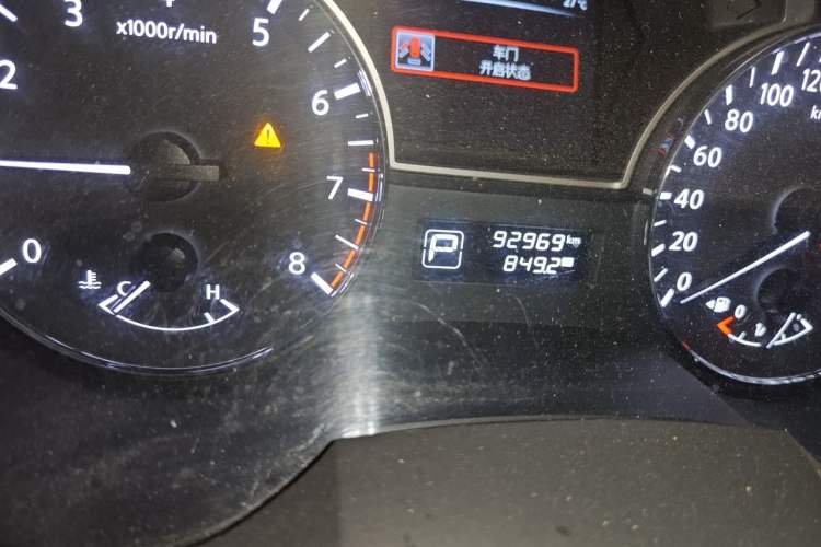 Used Nissan Teana 2018 2.0L XL Smart Upgrade Edition Odometer Close Up