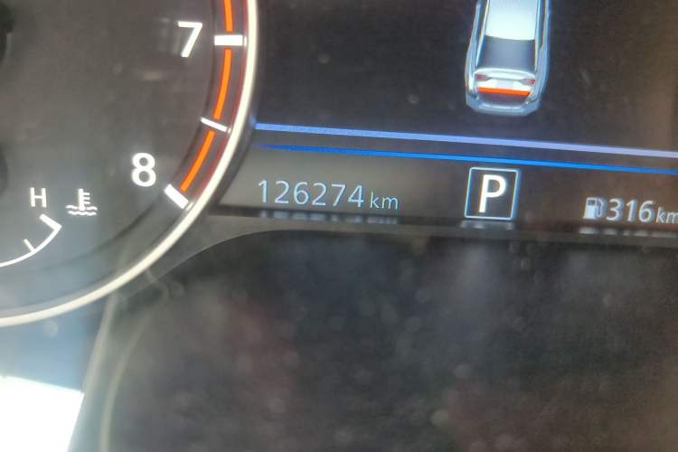 Used Nissan Teana 2019 2.0L XL Upper SmartDrive Version Odometer Close Up