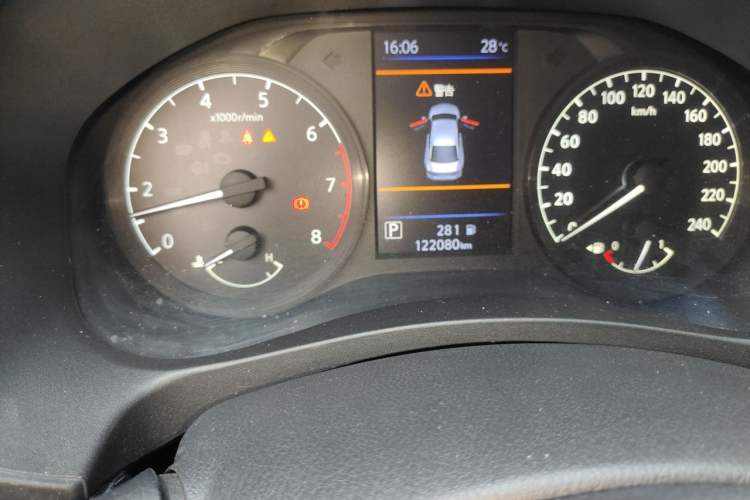 Used Nissan Teana 2019 2.0L XL Comfort Edition Odometer Close Up