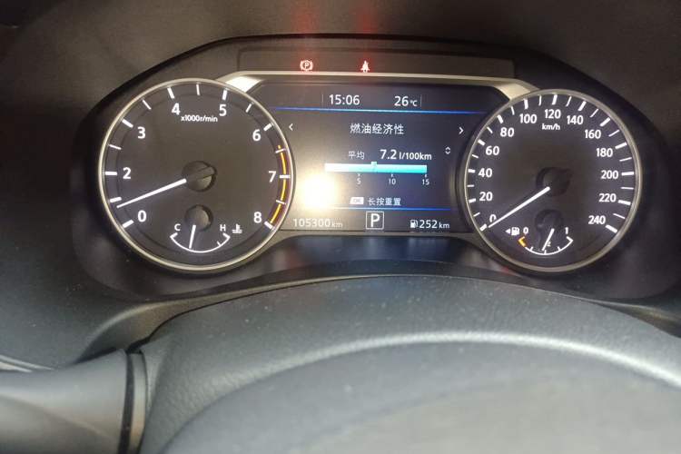 Used Nissan Teana 2019 2.0L XL Upper SmartDrive Version Odometer Close Up