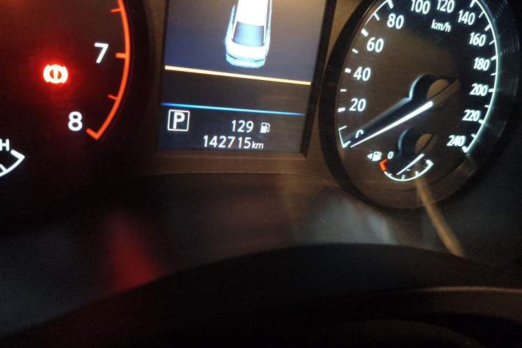 Used Nissan Teana 2019 2.0L XL Comfort Edition Odometer Close Up