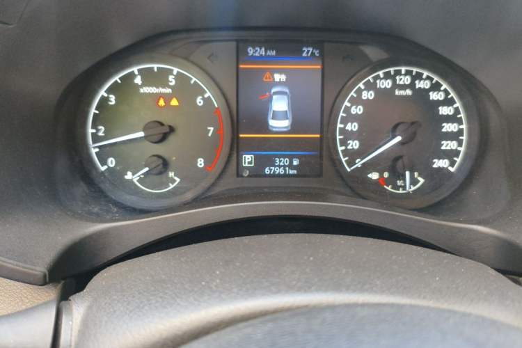 Used Nissan Teana 2019 2.0L XL Comfort Edition Odometer Close Up