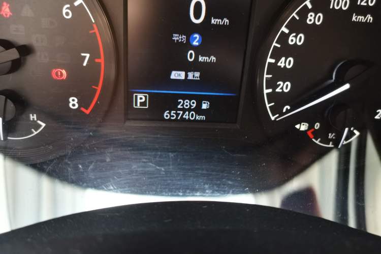 Used Nissan Teana 2019 2.0L XL Comfort Edition Odometer Close Up