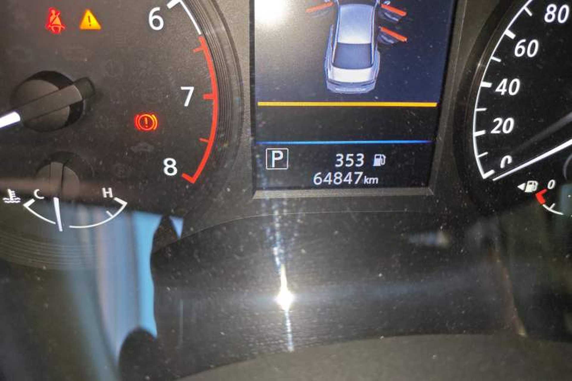 Used Nissan Teana 2019 2.0L XL Comfort Edition Odometer Close Up