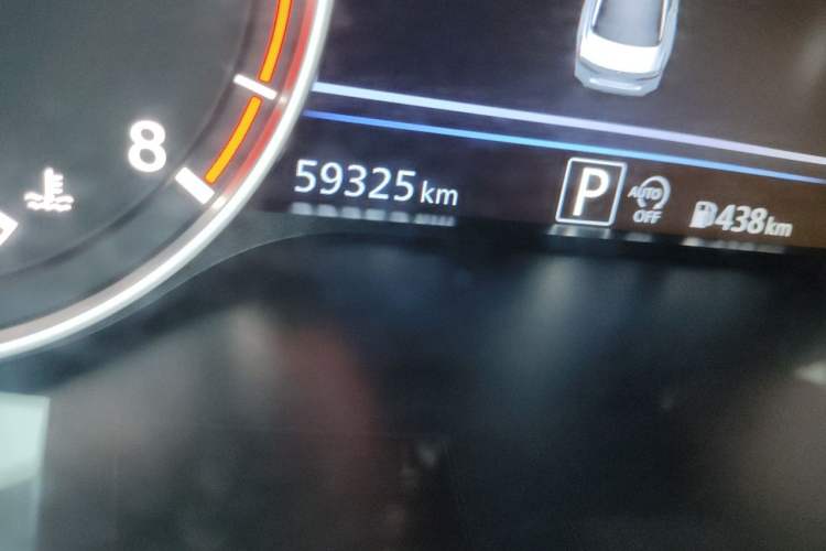 Used Nissan Teana 2019 2.0T XL Upper Smart Enjoyment Version Odometer Close Up