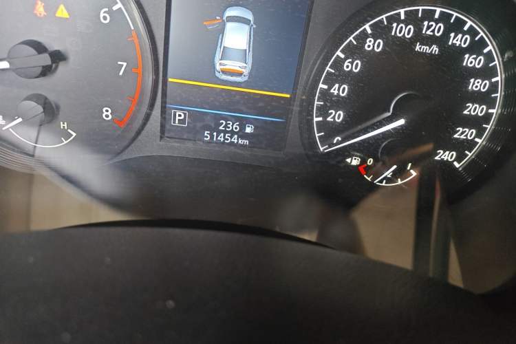 Used Nissan Teana 2019 2.0L XL Comfort Edition Odometer Close Up