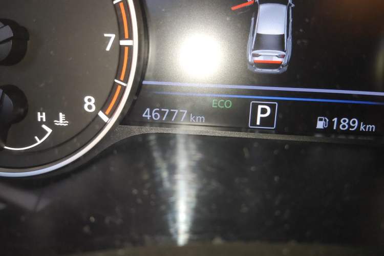 Used Nissan Teana 2019 2.0T XL Upper Smart Enjoyment Version Odometer Close Up