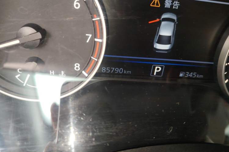 Used Nissan Teana 2019 2.0L XL Upper SmartDrive Version Odometer Close Up