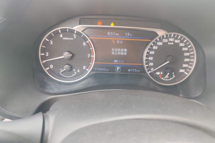 Used Nissan Teana 2019 2.0T XV Prestige Edition Odometer Close Up