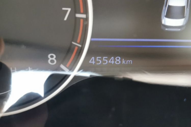 Used Nissan Teana 2019 2.0T XV Prestige Edition Odometer Close Up