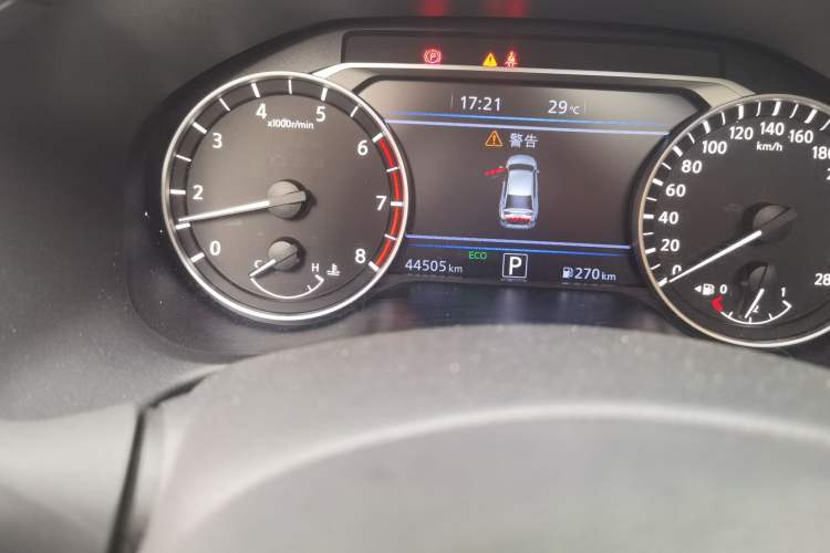 Used Nissan Teana 2019 2.0T XL Upper Smart Enjoyment Version Odometer Close Up