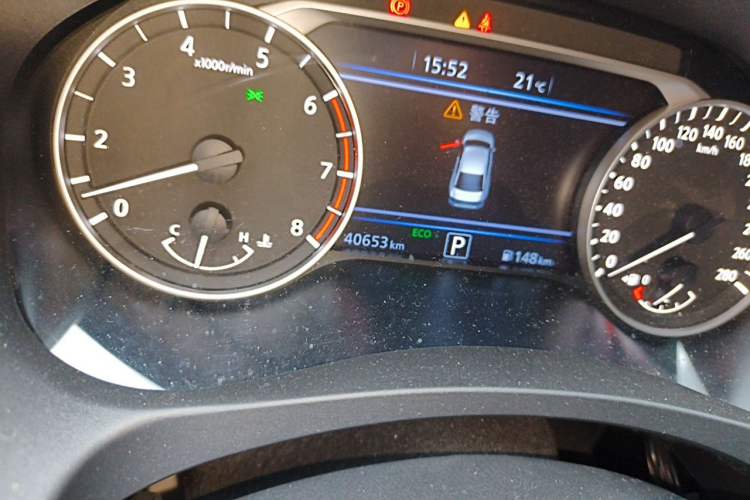 Used Nissan Teana 2019 2.0T XL Upper Smart Enjoyment Version Odometer Close Up