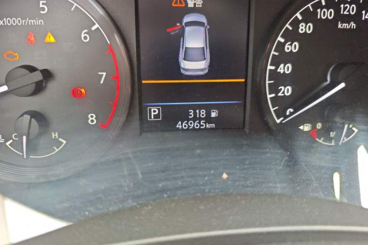 Used Nissan Teana 2019 2.0L XL Comfort Edition Odometer Close Up