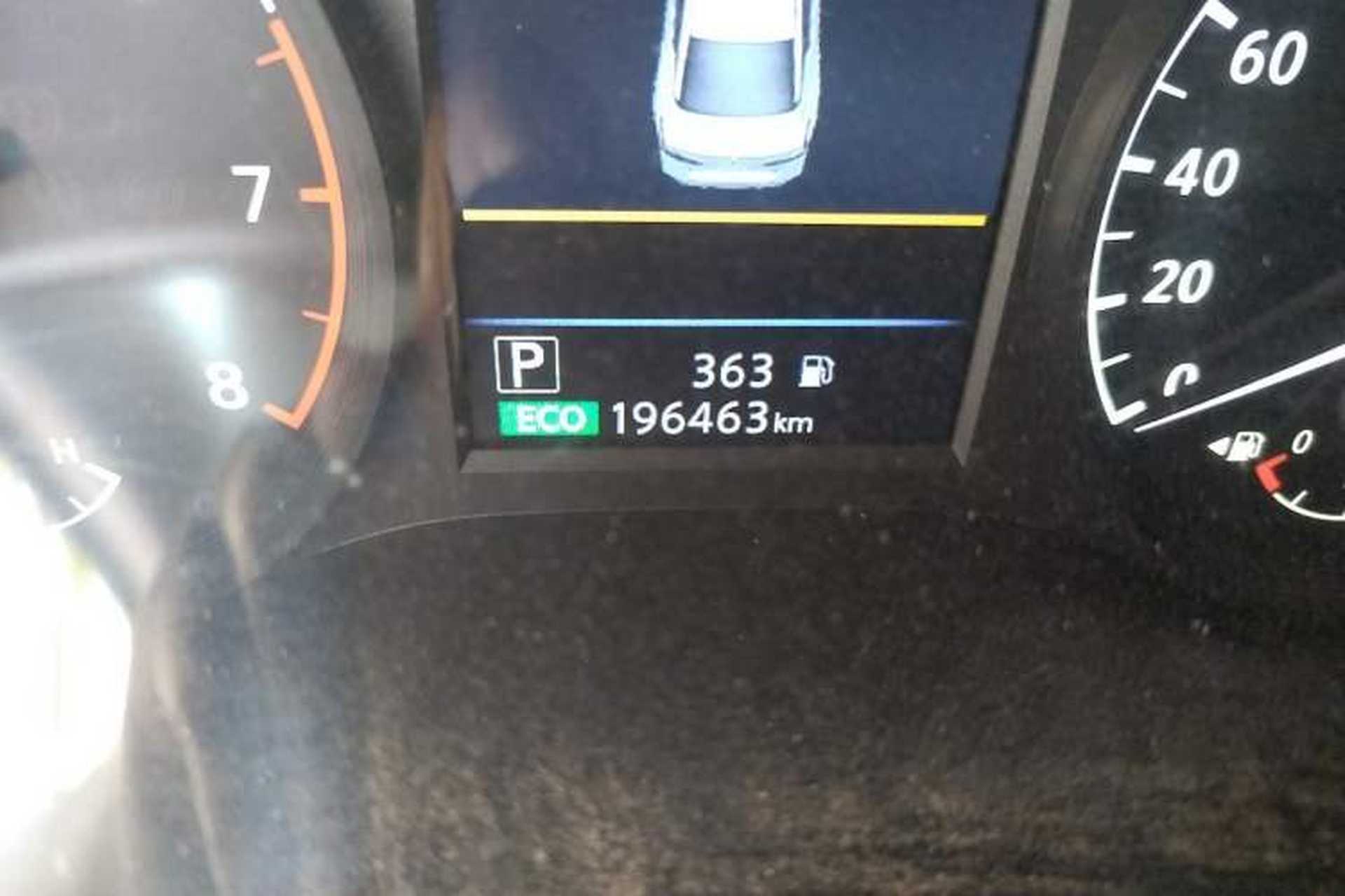 Used Nissan Teana 2019 2.0L XL Comfort Edition Odometer Close Up
