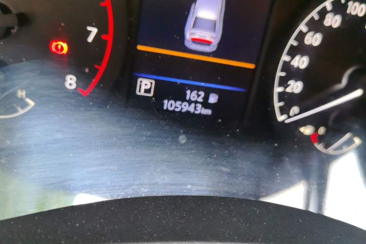 Used Nissan Teana 2020 2.0L XL Comfort Edition Odometer Close Up