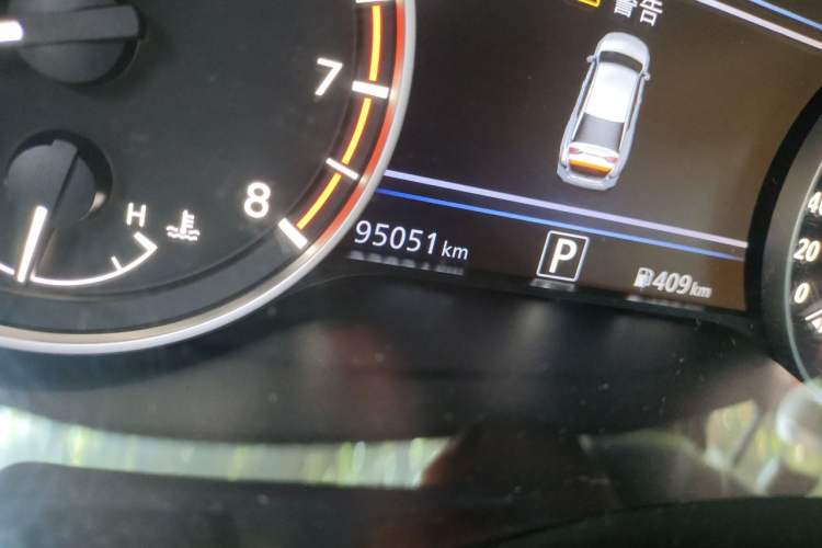 Used Nissan Teana 2020 2.0T XL Upper AD1 Smart Navigation Edition Odometer Close Up
