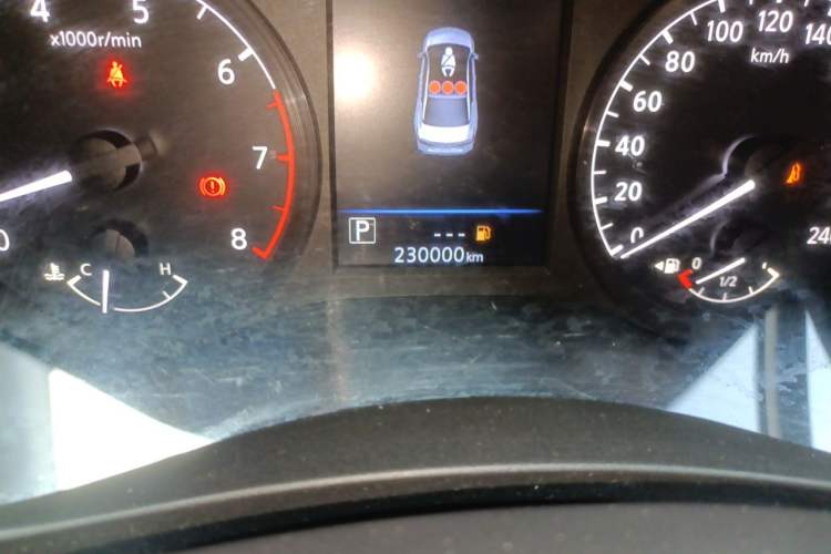 Used Nissan Teana 2020 2.0L XL Comfort Edition Odometer Close Up