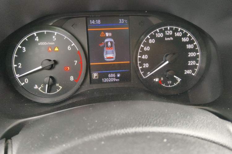 Used Nissan Teana 2020 2.0L XL Comfort Edition Odometer Close Up